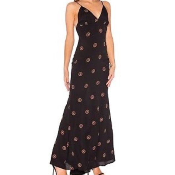 NWT Flynn Skye Paris Maxi Dress Sunflower Nights - Picture 1 of 9